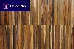 Solid parquet floor LAPACHO / TAJIBO / IP ECOgluedstripindustrial