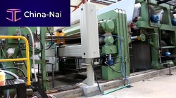 Paper machine calendering machine bi-nip