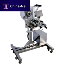 Top labeling machine automaticfor bottlesfor the food industry