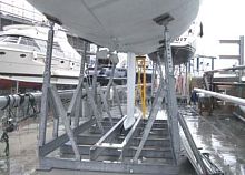 Sailboat cradle mobilegalvanised steel