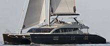 Catamaran sailing yacht CARTOUCHEocean cruisingflybridgecustom