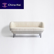Contemporary sofa CORNICE - LINCOLNvelvetcustomizable color3-seater