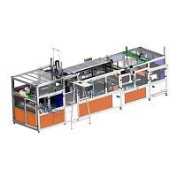 Horizontal bagging machine automaticfor bottleshigh-speed