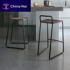 Contemporary bar chair DANSKE-C indooroakwalnut