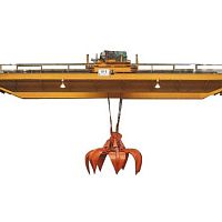 Orange peel grab mechanical