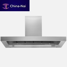 Wall-mounted range hood ARTUSI GOURMETductedwith built-in lightinggray