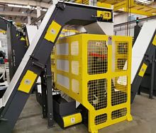 Magnetic drum separator chipprocess