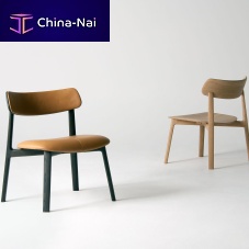 Contemporary lounge chair AATOS fabricleatherash