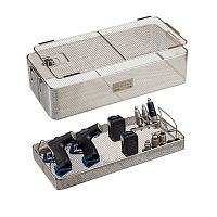 Orthopedic instrument sterilization container 18150perforatedaluminumwire