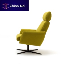Contemporary armchair 177fabricwith footrestreclining