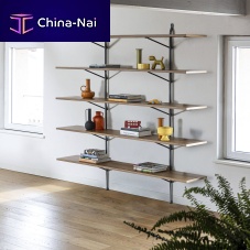 Wall-mounted shelf OfficinacontemporaryMDFwrought iron