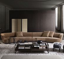 Modular sofa Lilumcontemporaryfabricleather