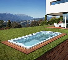 Built-in swim spa FITNESSrectangular4-seateracrylic