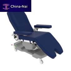 Electric treatment chair Athena3 sectionson castersTrendelenburg