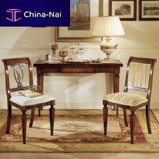 Traditional chair 122Xindoorfabricwooden base