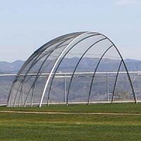 Sports facility safety net BACKSTOP ARCHfor playground
