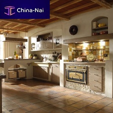 Rustic kitchen IRISchestnutwith handle