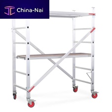 Aluminum scaffolding ONE PLUSon casterslow-level