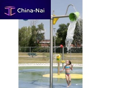 Polymer shower VOR 0103 for water parkchild's