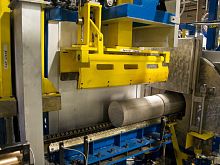 Log sawing machine circular