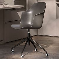 Contemporary chair Clopindoorpolypropylenemetal base