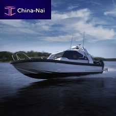 Outboard cabin cruiser 868 CABtwin-enginehard-topwith enclosed cockpit