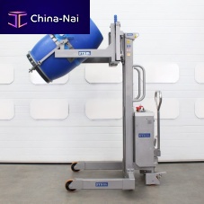 Electric and hydraulic tipping station STE01-DRU01-SSdrummetalmobile