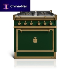 Gas range cooker OGS884 burner1 ovencast iron