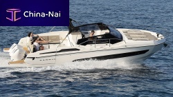 Outboard express cruiser CS10-Stwin-engineopen14-person max.