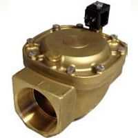 Pilot-operated solenoid valve 207 2-waynormally openbrass