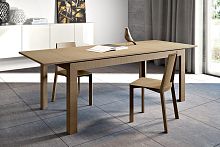 Contemporary dining table IDENTITY : BARToakrectangularextending