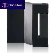 Glass door hinge ENTEROtitaniumbrassblack
