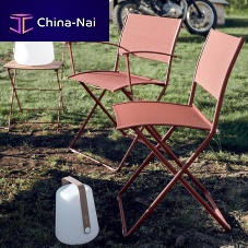 Contemporary chair PLEIN AIR gardenBatyline®cast aluminum