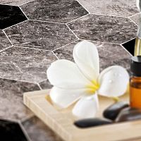 Kitchen tile TUNDRA : 22floormarblehexagonal
