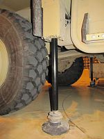 Lifting cylinder hydraulicpneumaticwith piston rod