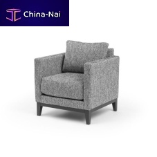Contemporary armchair BEAUBOURGfabricbeechwith removable cushion