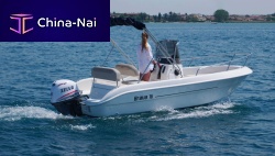 Outboard center console boat BRAVA 165-person max.sundeck