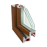 Wooden window Energo 82galvanised steelcasementtriple-glazed