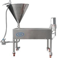 Jelly batch blender for the food industryfor filling machines