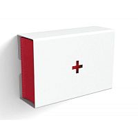 Commercial medicine cabinet HELPwall-mounted