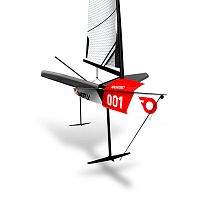 Single-handed sailing dinghy ONEFLYfoilingregattadouble-trapeze