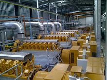 Gas power plant CHPcontainer