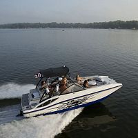 Inboard deck boat 210 I/O SCXwakeboard12-person max.