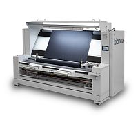 Fabric winding machine motorized
