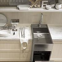 Single-bowl kitchen sink ARKADIAwithout drainboardstainless steelfree standing