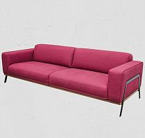 Contemporary sofa BEE fabricbeigepink