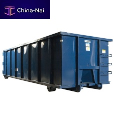 Plastic waste container 4-wheelopen