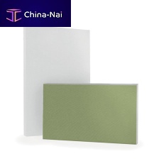 Wall-mounted acoustic panel AS FLATfabricrectangularcommercial