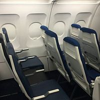 Aircraft cabin seat SPACEfor passengerswith armrestswith table