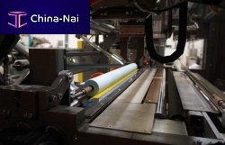 Fabric slitter-rewinder KROautomaticmodularfor small rolls